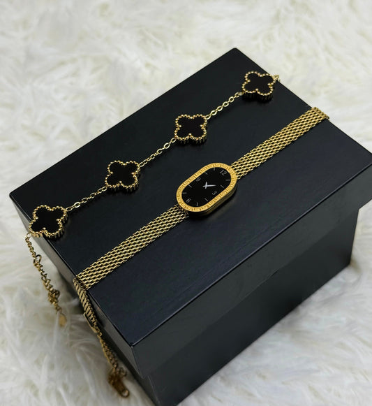 Classy Watch Bracelet Stackπ― Waterproof Tarnish Free Hypoallergenic 18k Gold Plated