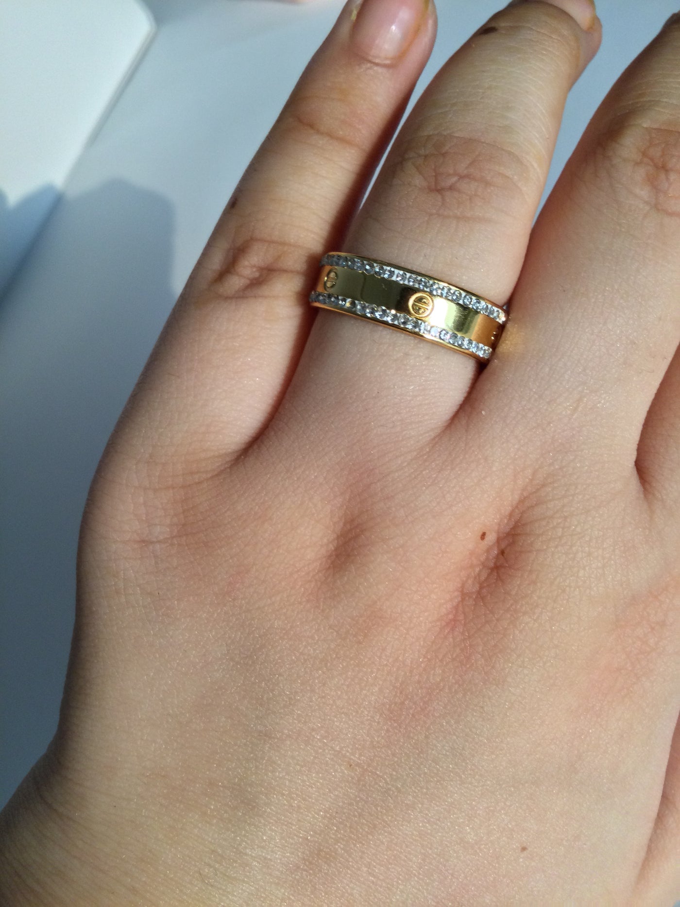 Serene Band - 18k Gold Plated Anyi Tarnish Waterproof Premium Ring Band