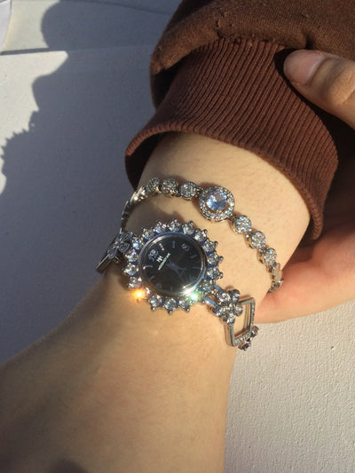 Silver Festive Watch Stack