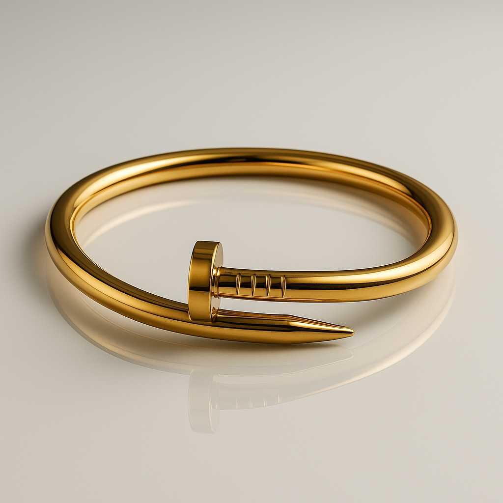 Nail Bangle Gold