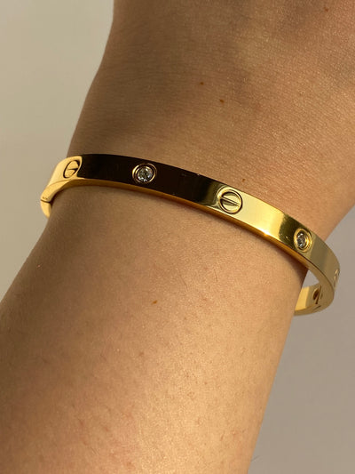 Love Bangle - Gold