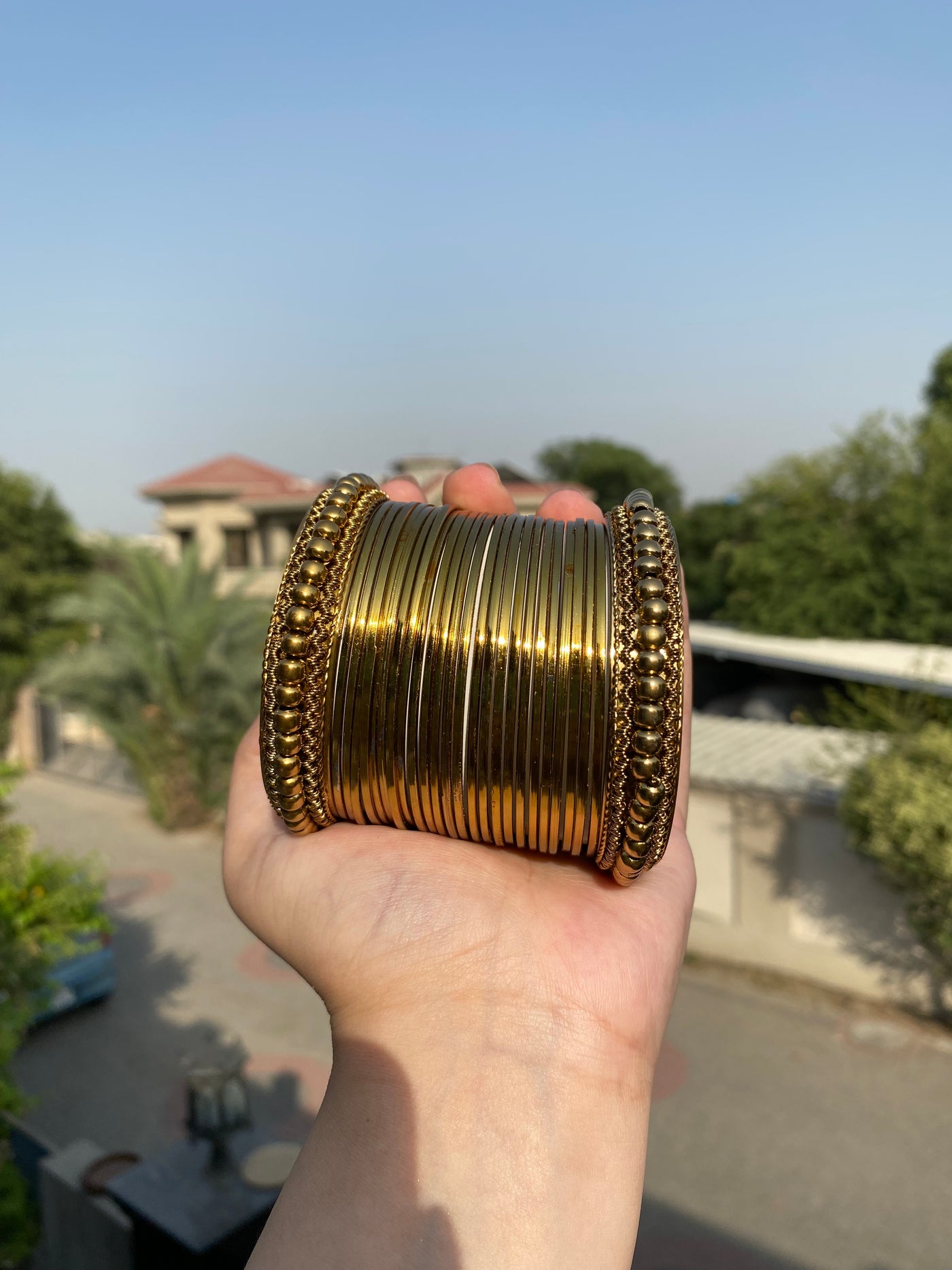 Premium Gold Bangle Set