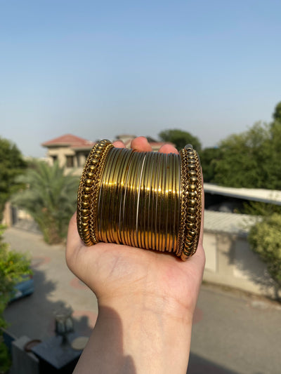 Premium Gold Bangle Set