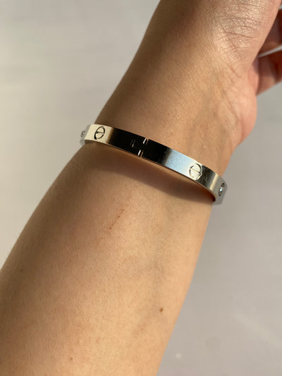 Love Bangle - Silver