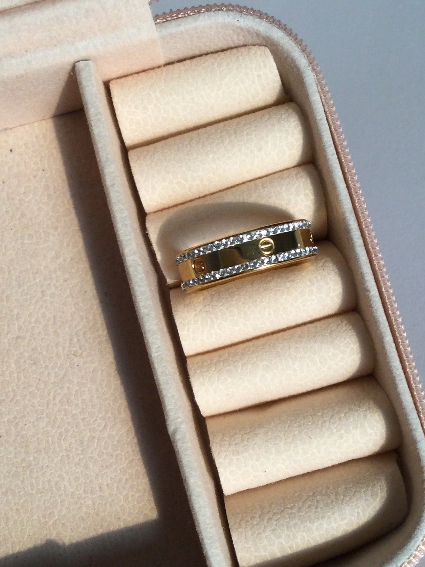 Serene Band - 18k Gold Plated Anyi Tarnish Waterproof Premium Ring Band
