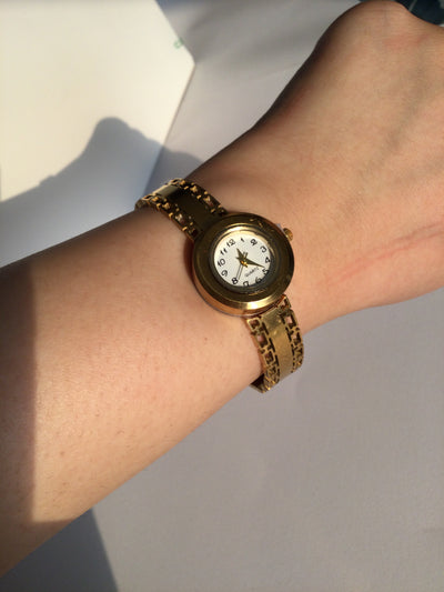 Bangle Watch - Gold