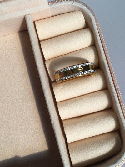 Serene Band - 18k Gold Plated Anyi Tarnish Waterproof Premium Ring Band