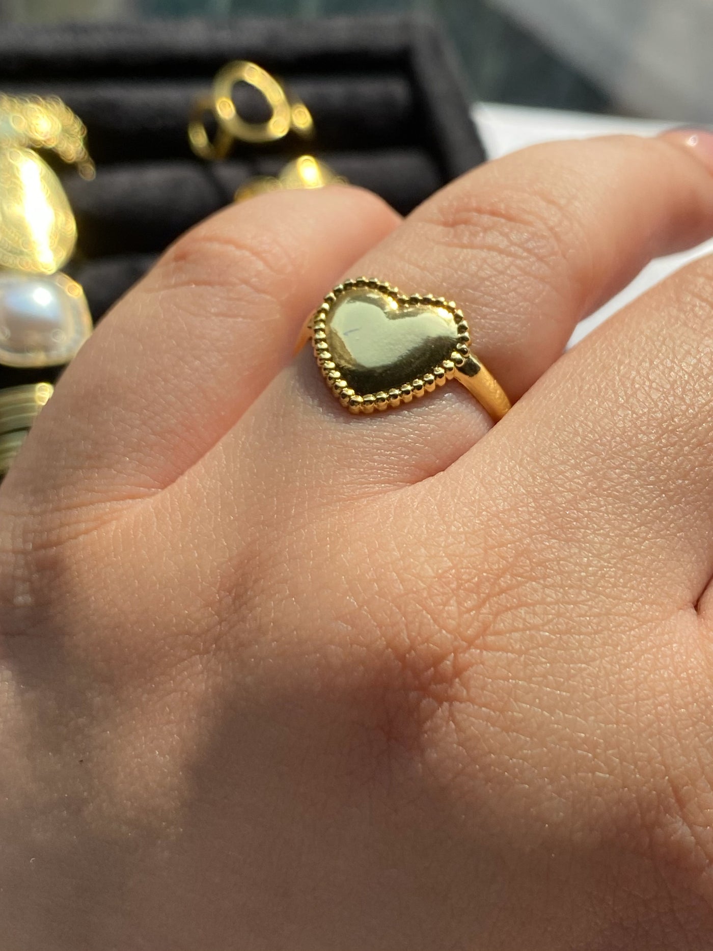 Shelly - 18k Gold Plated Waterproof Ring