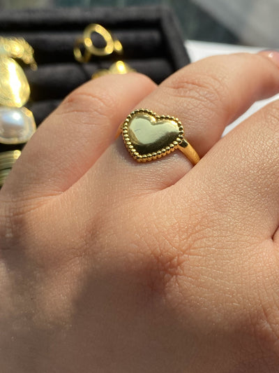 Shelly - 18k Gold Plated Waterproof Ring