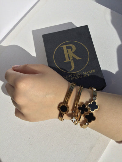 Stack of 3 Gold Bangles