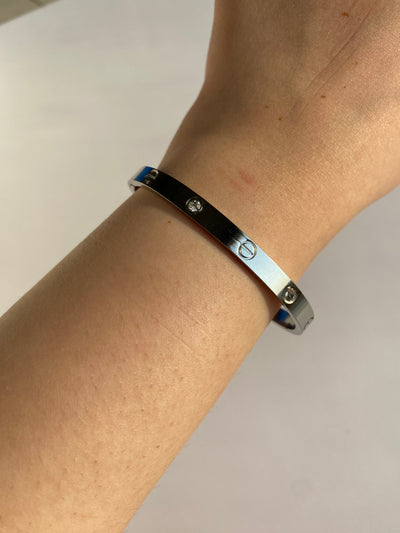Love Bangle - Silver