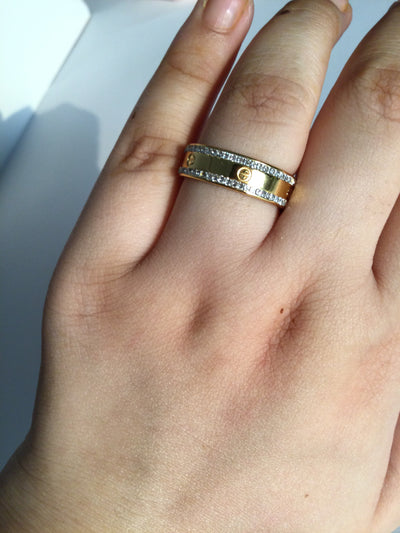 Serene Band - 18k Gold Plated Anyi Tarnish Waterproof Premium Ring Band