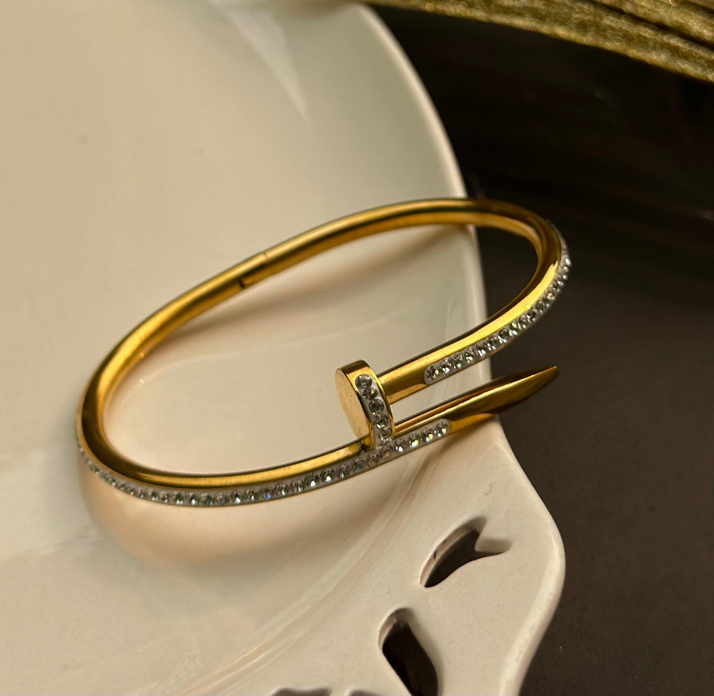 Nail Bangle - Fully Studded