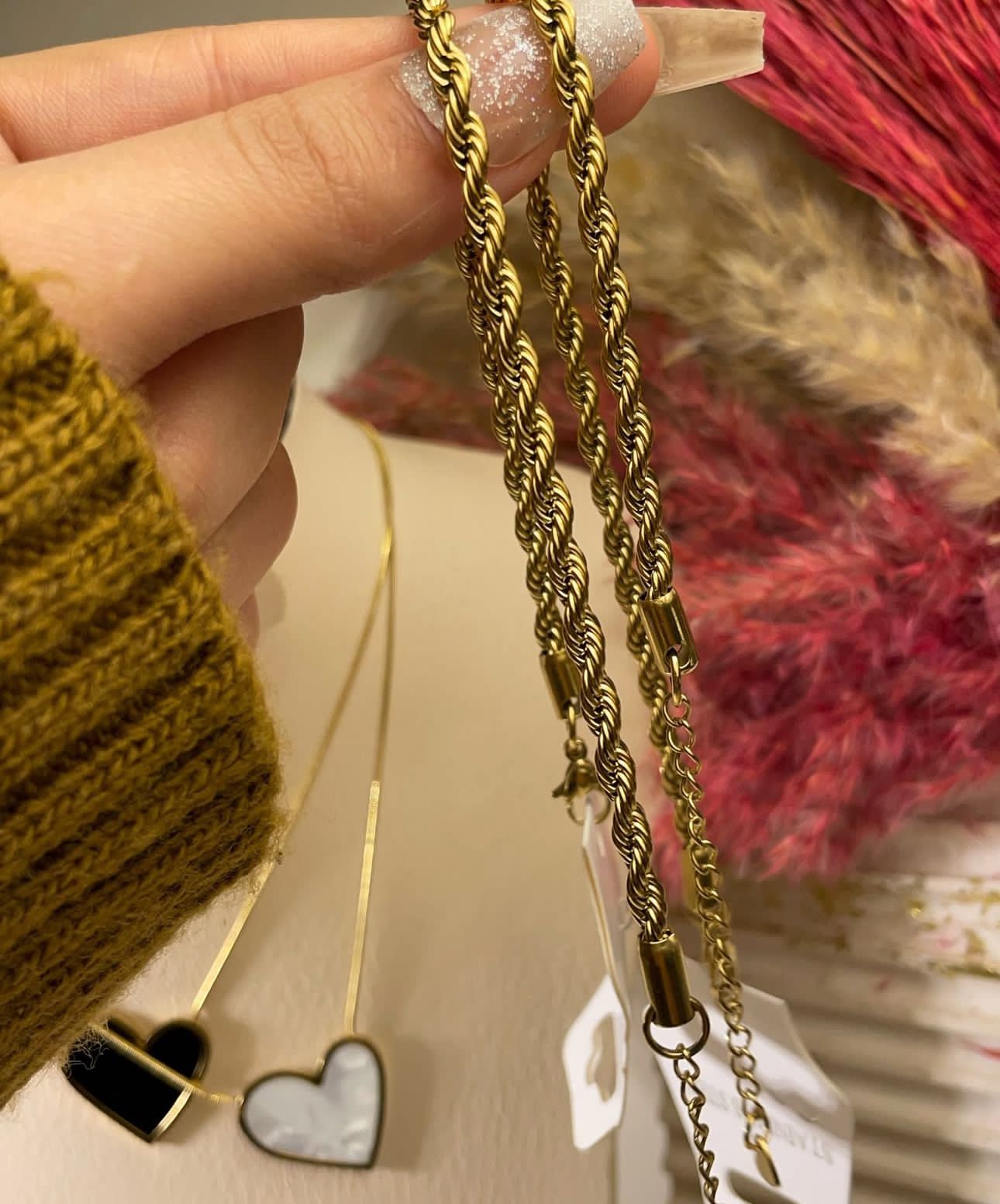 Rope Necklace - Gold