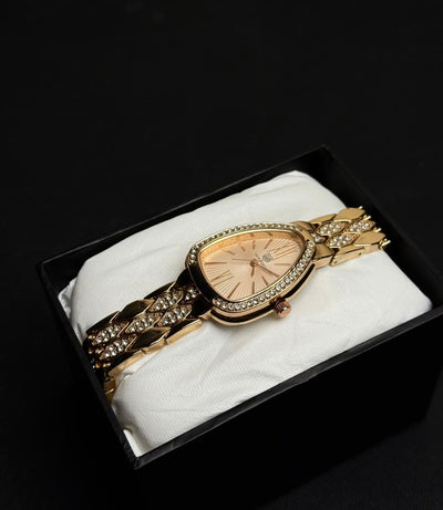 Serpentine - Rose Gold