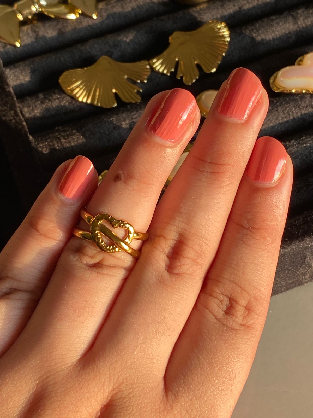 Forged Heart - 18k Gold Plated Waterproof Ring