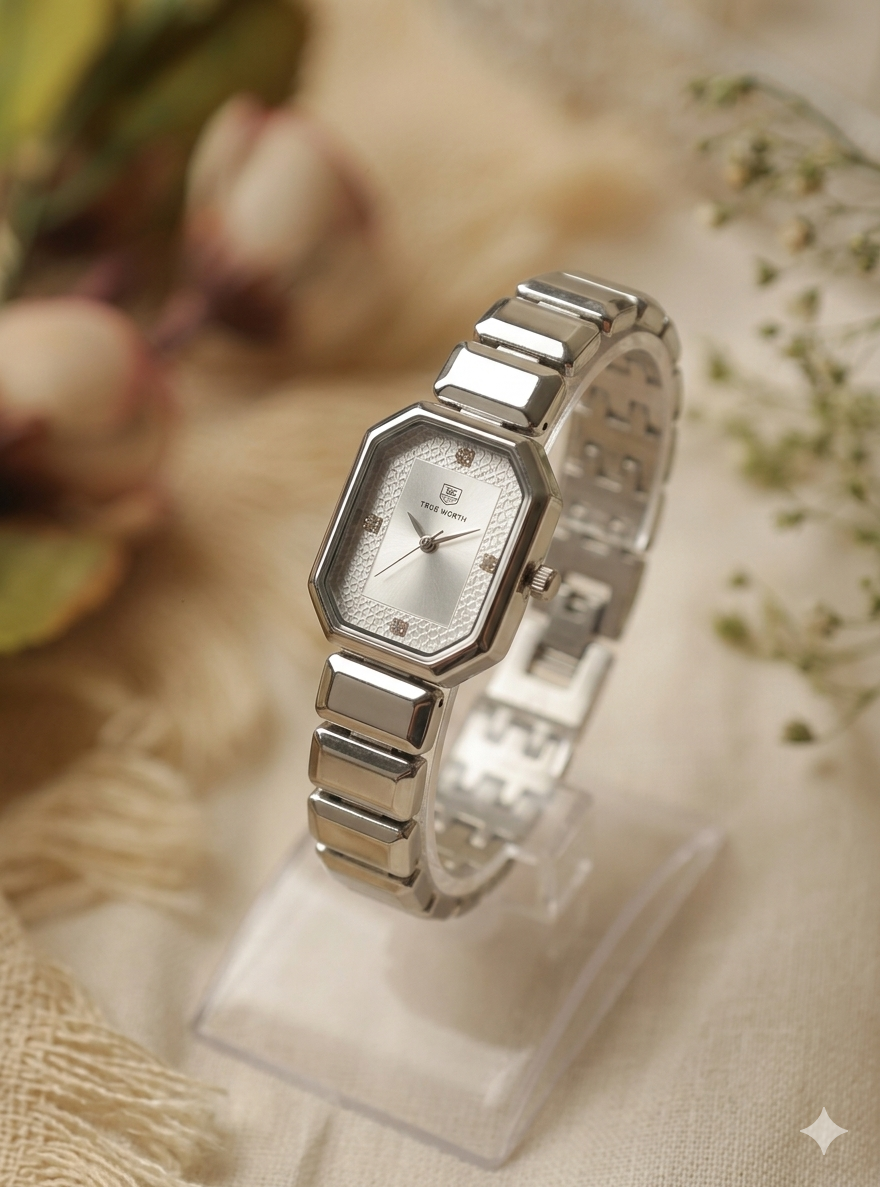 The Silver Muse Timepiece